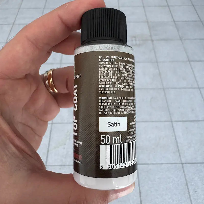 flacone da 50ml di top coat satinato 50ml