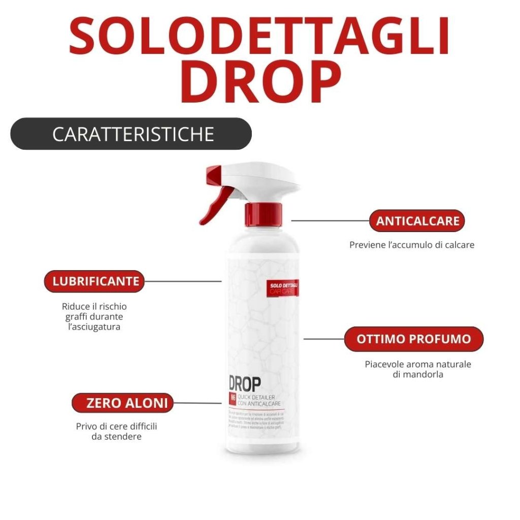 Pulitore Rapido Anticalcare SD Drop Quick Detailer - Solodettagli