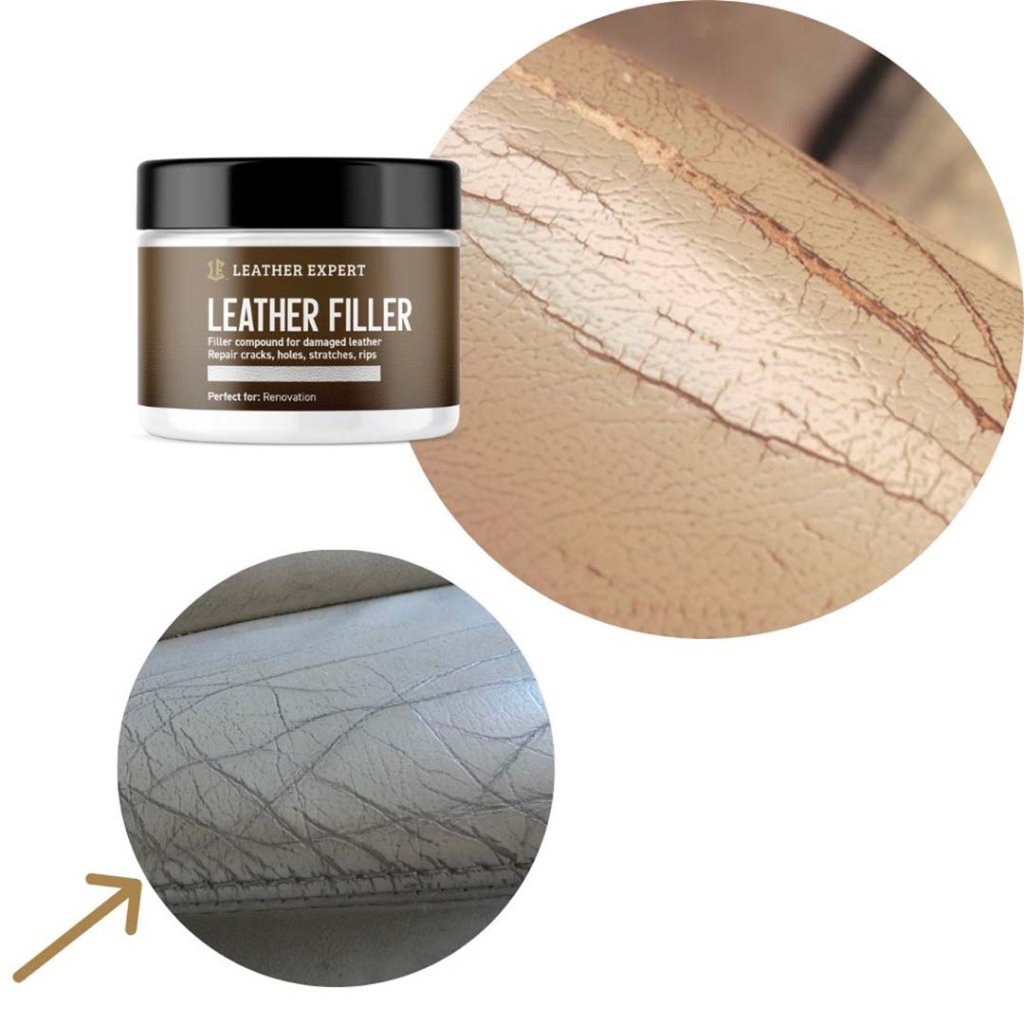 Stucco Bianco Per Pelle Leather Filler by Leather Expert - Solodettagli