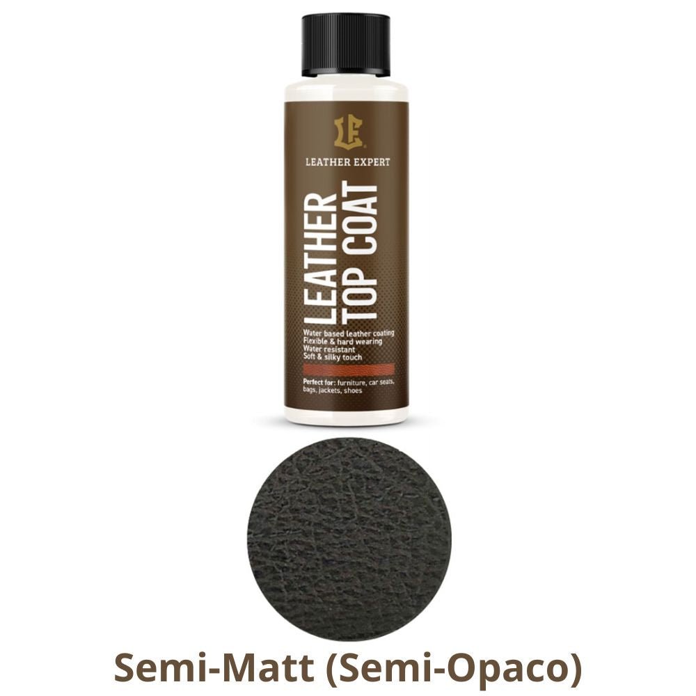 Trasparente Semi Opaco Top Coat "Semi - Matt" by Leather Expert - Solodettagli