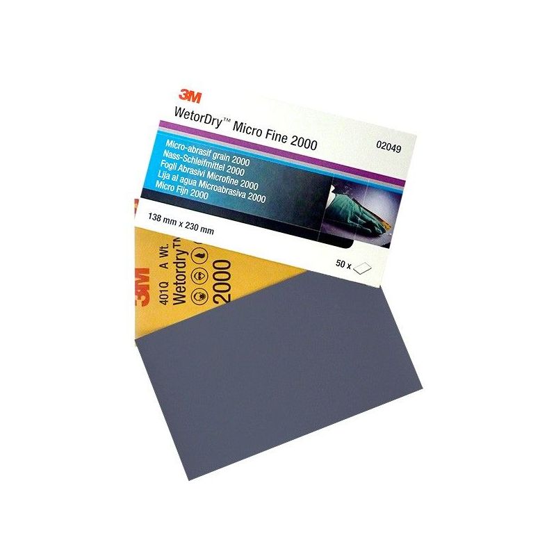 3M Foglio Abrasivo P2000 - Solodettagli
