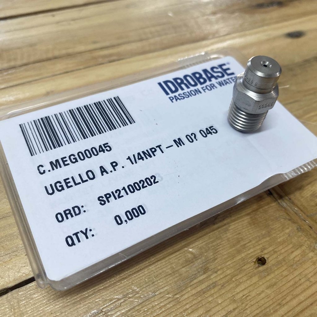 Idrobase Ugello Alta Pressione con Angoli di Uscita a Scelta - Solodettagli