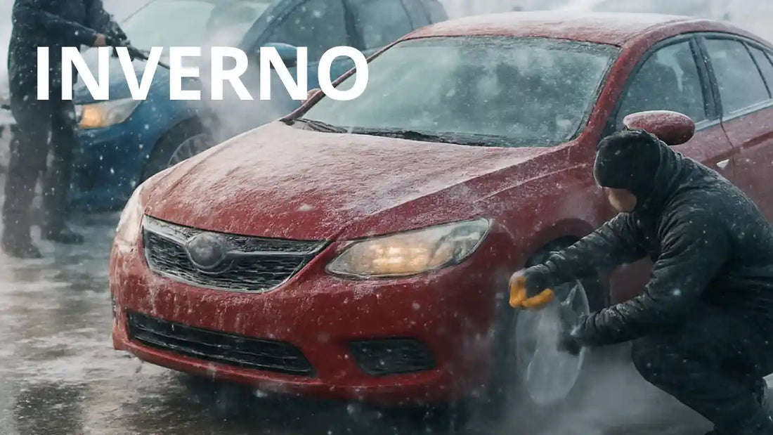 lavaggio auto in inverno