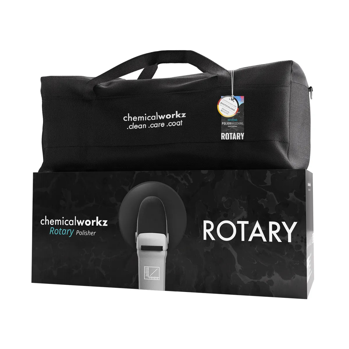 lucidatrice rotativa per carrozzeria auto con borsa