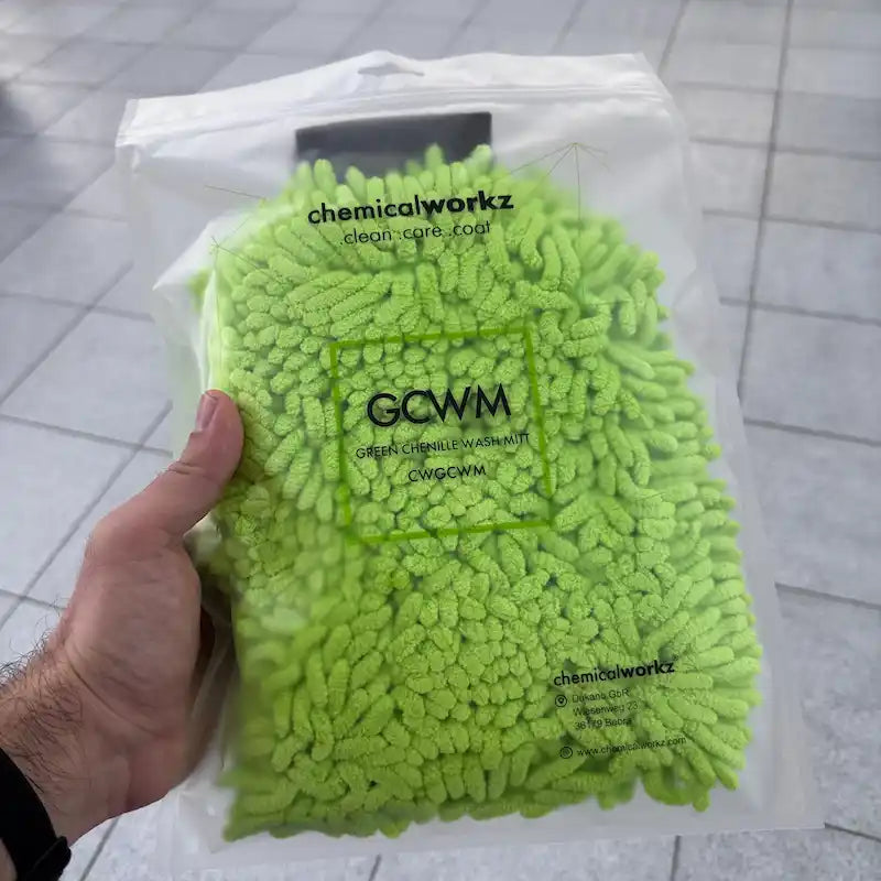 guanto chenille confezione