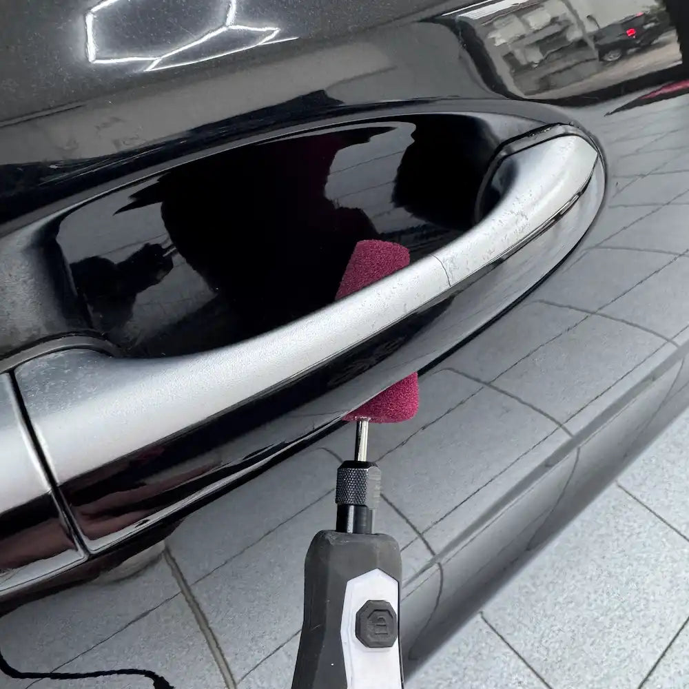 lucidatura maniglie con Coni da Lucidatura Vernice - Royal Pads Mini Cone