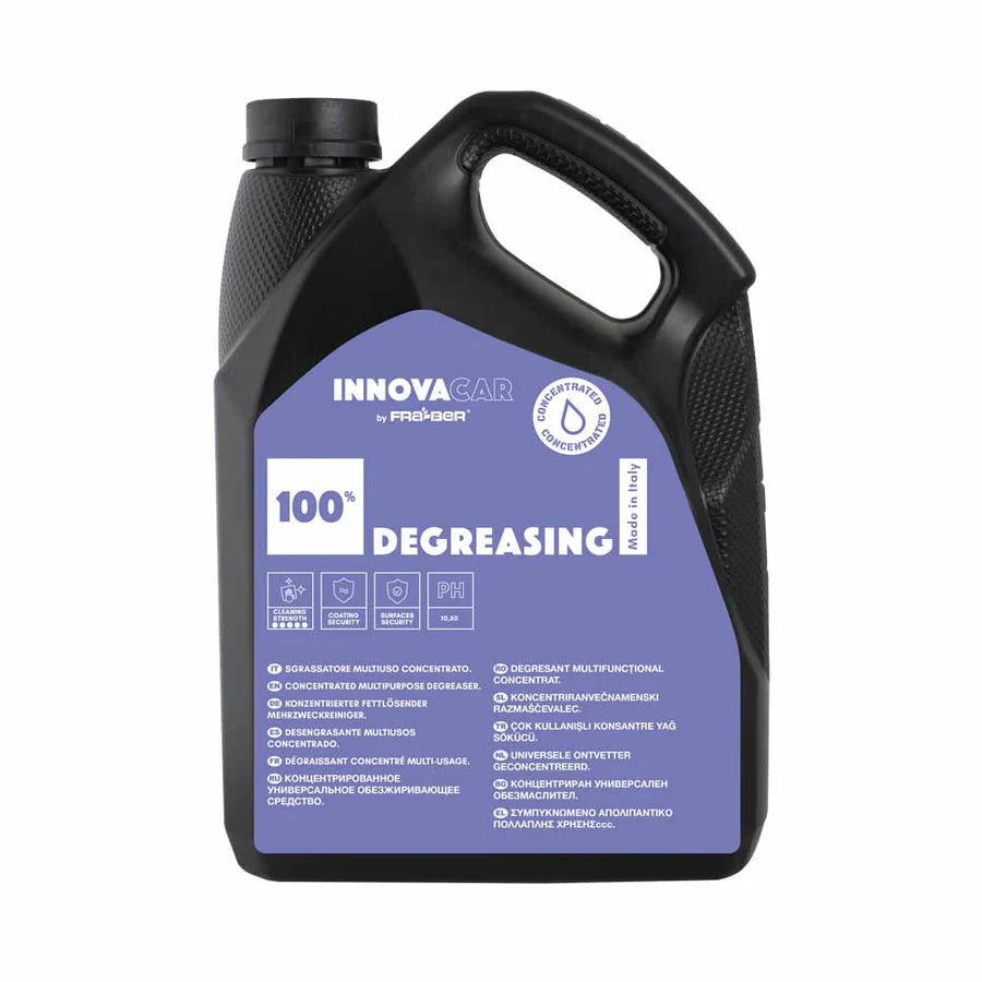 Innovacar 100% Degreasing sgrassatore universale auto cerchi motore plastiche APC In tanica