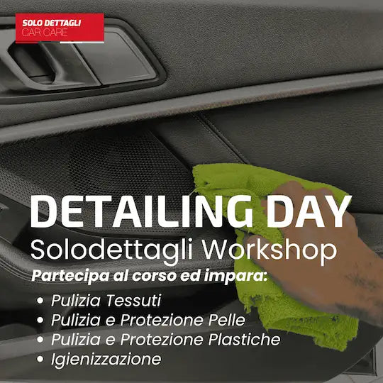 corso per la pulizia degli interni dell'auto