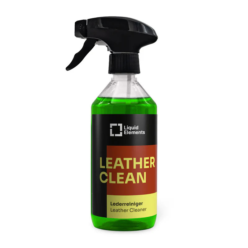 Liquid Elements Leather Cleaner flacone da 500ml con spruzzino