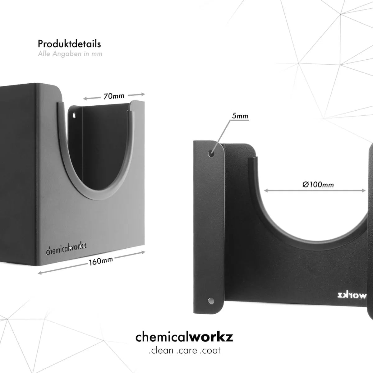 Supporto a parete per lucidatrice ChemicalWorkz MPWH