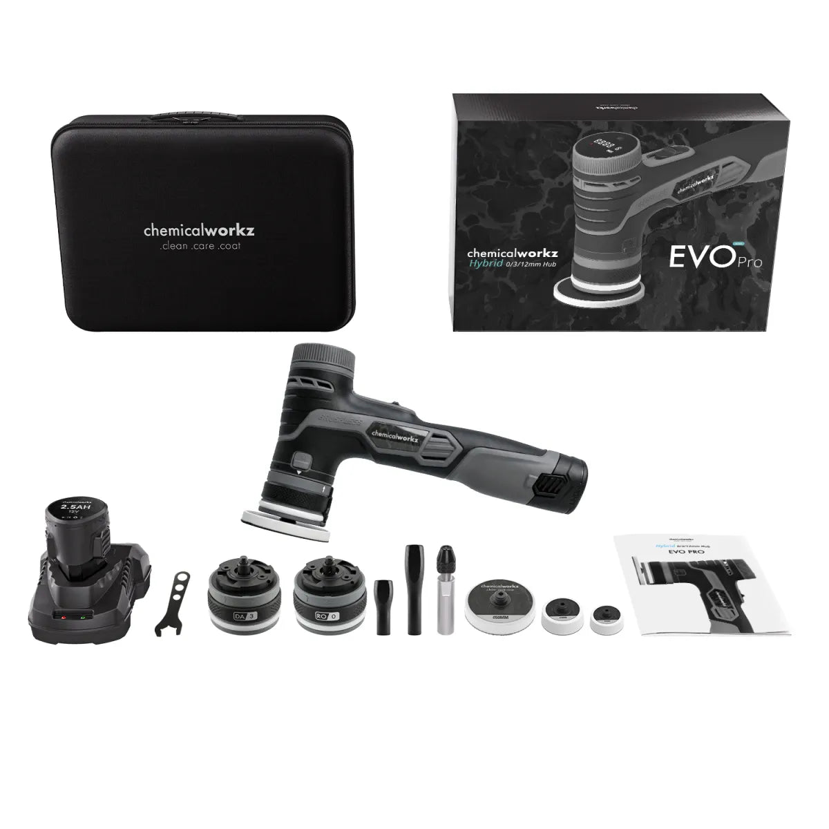 dotazione kit lucidatrice evo mini pro