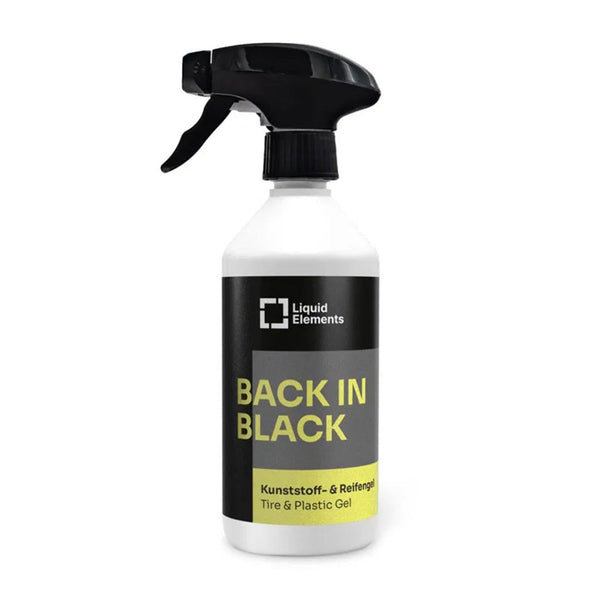 Gel Ravvivante per Gomme e Plastiche - Liquid Elements Back in Black