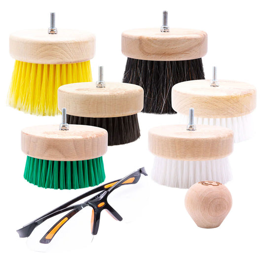 Sibelum Dril Brush Kit - Set di Spazzole da Trapano