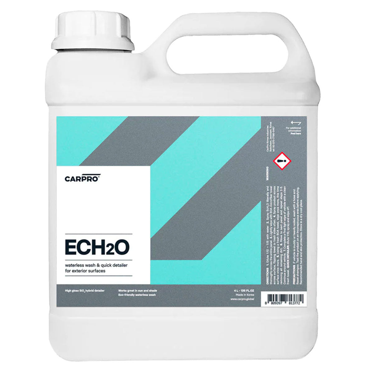 Carpro ECH2O Detergente Waterless Concentrato & Quick Detailer